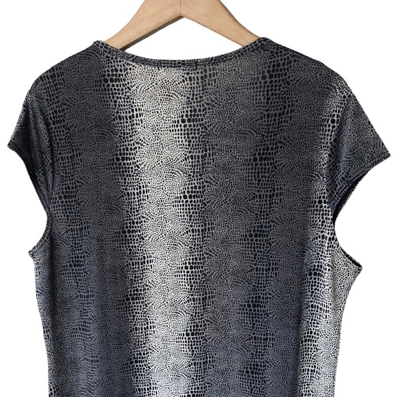Rogers & Rogers reptile snake print Pullover Maxi 16 US 12 L - Picture 5 of 10
